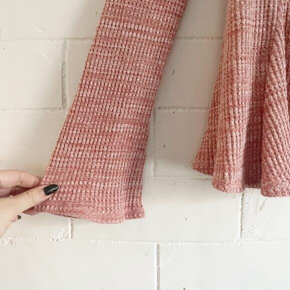 ANTHROPOLOGIE Postmark Maurisa Waffle Long Sleeve Small S - Picture 5 of 8